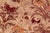 Shabby Chic Floral 1990's Pak-Persian Taupe/Red Wool Rug - 6'1'' X 9'4'' For Sale In New York - Image 6 of 9