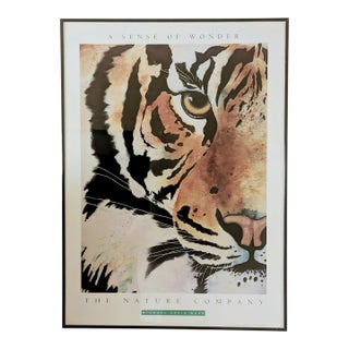1990s Michael David Ward "Eye of the Tiger" the Nature Company Limited Edition For Sale