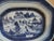 19th Century 19th Century Chinese Export Canton Blue & White Porcelain Platter For Sale - Image 5 of 8