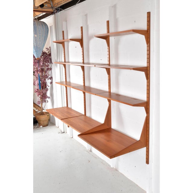 Mid-Century Danish Teak 3-Bay Modular Shelving System by Poul Cadovius for Cado, 1960 For Sale - Image 10 of 17