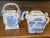 Vintage Chinoiserie Blue and White Porcelain Tea Pots - a Pair For Sale - Image 13 of 13