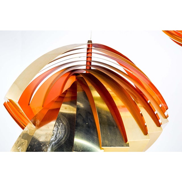 Konkylie Pendant Lamp by Louis Weisdorf for Lyfa, 1960, Set of 2 For Sale - Image 10 of 14