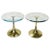 1970s Pair of Charles Hollis Jones "Bugle" Base Side Tables in Brass & Glass For Sale - Image 13 of 13