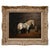 Théodore Fort, White Horse in the Stable, 19th Century, Oil on Canvas, Framed For Sale - Image 6 of 6