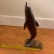 Vintage hand carved, Ironwood sculpture of a dolphin. Desert Ironwood is the hardest wood in the world, very difficult to...