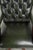 Chesterfield English Height Adjustable Green Cowhide Leather Office Chair with Swivel and Tilt Function For Sale - Image 9 of 13