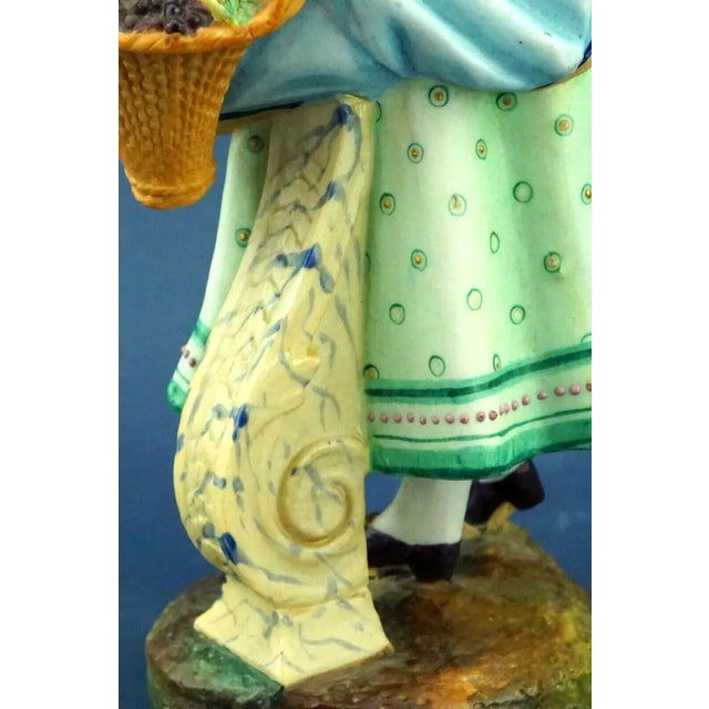 19th Century Biscuit Porcelain Lady by Jean Gille, Paris, France For Sale - Image 15 of 18
