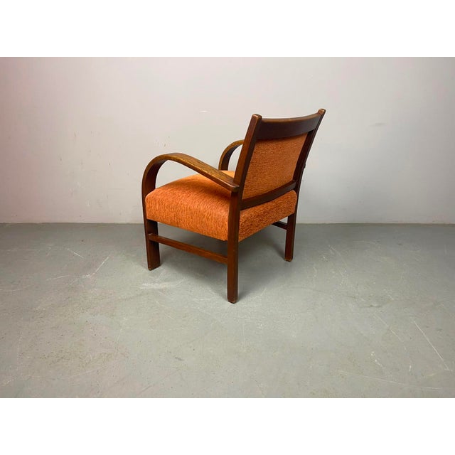 Dutch Art Deco Sculptural Armchairs, 1930s, Set of 2 For Sale - Image 14 of 18