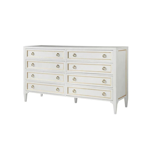 Classic White Painted Dresser For Sale In Greensboro - Image 6 of 6