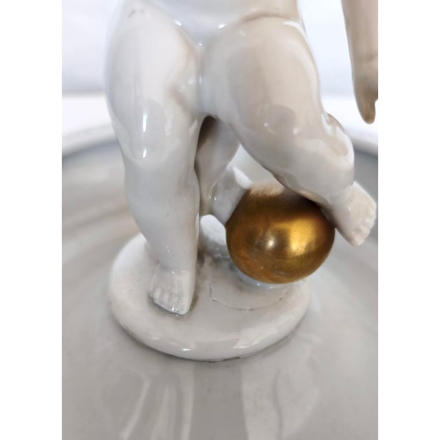 Porcelain Trinket Bowl by Karl Tutter for Schaubach Kunst, Germany, 1930s For Sale - Image 12 of 15