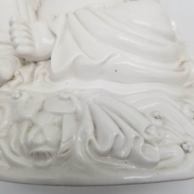 Antique-Style Japanese Porcelain Hotei Buddha Figure For Sale - Image 10 of 16