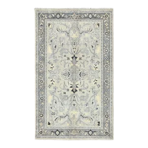 2010s Beige, Afghan Peshawar With All Over Heriz Design, Natural Dyes, Natural Wool, Hand Knotted, Oriental Rug