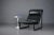 Set of Large Model 2001 Lounge Chairs in Black Leather by Bruce Hannah and Andrew Ivar Morrison for Knoll International, 1970s For Sale - Image 11 of 12