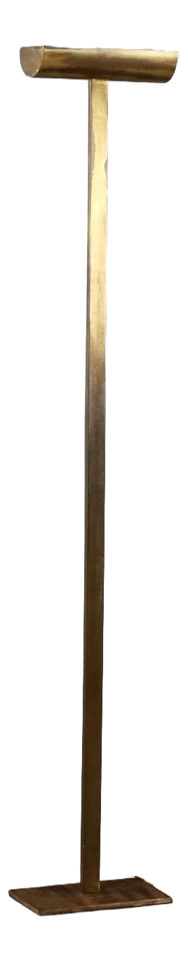 Vintage Floor Lamp in Brass, 1980s