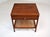 Paul McCobb for Lane Altavista, side or end table featuring striking oiled walnut wood grains, single dovetailed drawer...