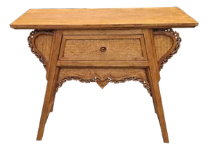 Southeast Asian Carved Fruitwood Console/ Altar Table