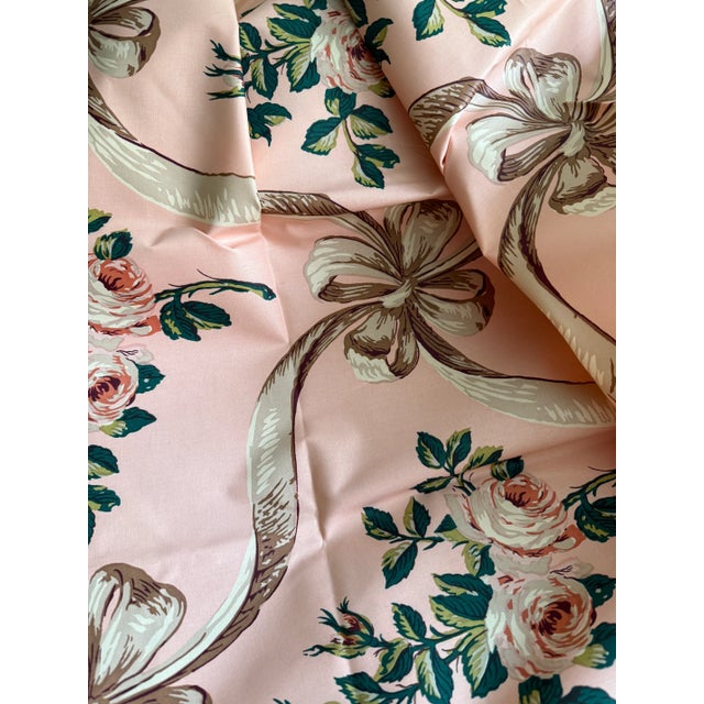 2020s Rose Cummings- Cumming Rose Chintz Fabric-2 Yards-100% Cotton For Sale - Image 5 of 8