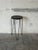Black Stone Mosaic Top Plant Pedestal With Metal Hairpin Legs Vintage 1970s For Sale - Image 9 of 10