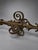 Brass Pair of 19th C, French Brass Fleur-De-Lis Gate Post Finials on Lucite Bases For Sale - Image 8 of 8