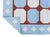 Handwoven Cotton Area Rug, Sky Blue and Terracotta Red Tile Swedish Dhurrie - 6'x9' For Sale - Image 10 of 13