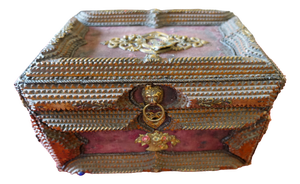 Tramp Art Couture Jewelry Box, 1890s