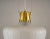 Swedish Modern Pendant in Brass and Glass from Bröderna Malmströms, 1950s For Sale - Image 4 of 9