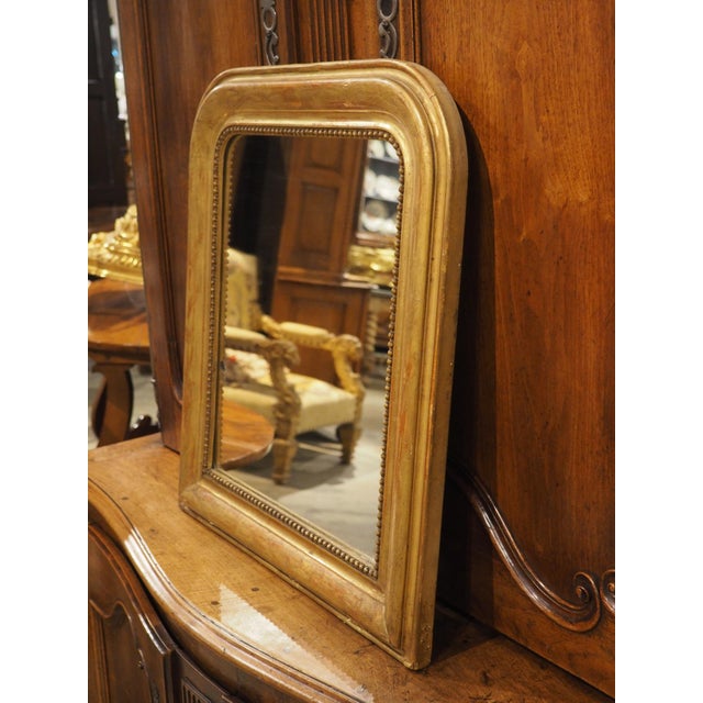 Petite French Giltwood Louis Philippe Style Mirror, Circa 1870 For Sale - Image 16 of 18