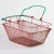 Mid-Century Modern Mid-Century Red Metal Shopping Basket, 1960s For Sale - Image 3 of 4