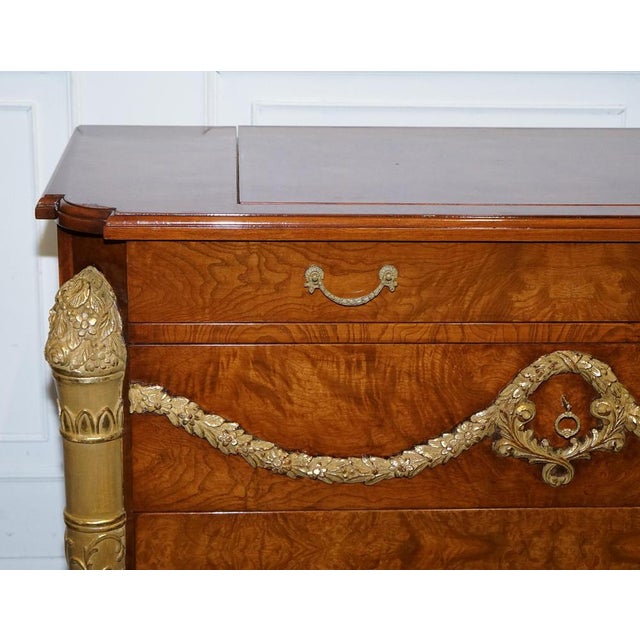 Large French Empire Style Chest of Drawers For Sale - Image 15 of 16