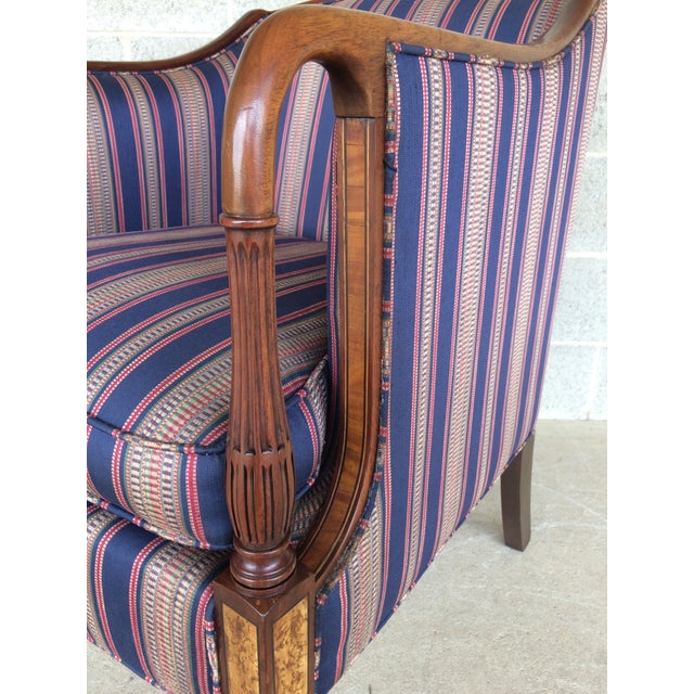 Southwood Mahogany Accent Chairs a Pair Chairish