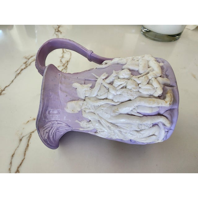 19th-Century Samuel Alcock Napoleon Battle of Acre Relief Jug, Circa 1849 For Sale - Image 4 of 12