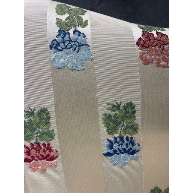 Louis XV Style Carved Wood Armchairs With Floral Upholstery, a Pair For Sale - Image 11 of 12