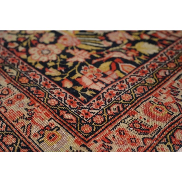Antique Farahan Rug 3'11'' X 6'3'' For Sale - Image 11 of 11