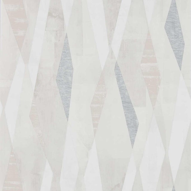 Harlequin Vertices Wallpaper in Blush/Clay - a Sample For Sale
