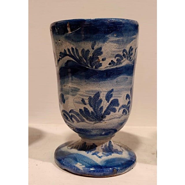 Savona Ceramic Chalices, 1700s, Set of 4 For Sale - Image 5 of 9