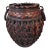 Antique Japanese Woven Bamboo and Rattan Ikebana Flower Basket With Double Handles For Sale