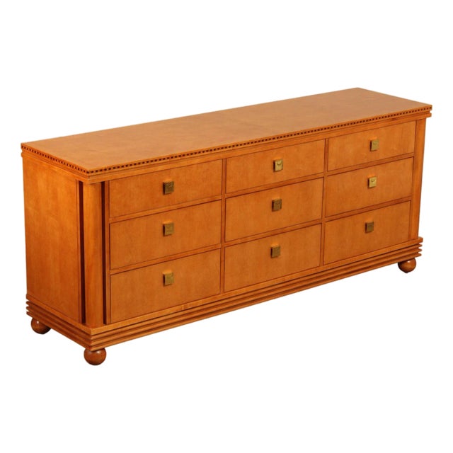 Hickory White Genesis Collection Biedermeier Style Triple Dresser For Sale