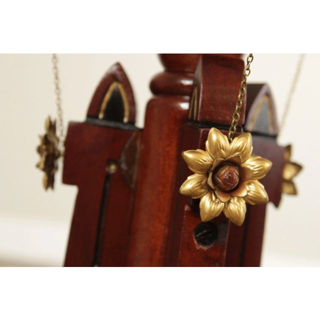 Eastlake Victorian Carved Mahogany Pedestal Plant Stand For Sale - Image 9 of 12