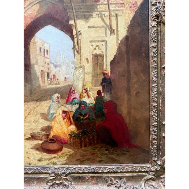Orientalist Painting of Cairo by Austrian Artist Franz Richard Unterberger For Sale - Image 10 of 15