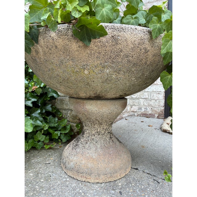 Mid 20th Century Pair of Unique Concrete Planters, France For Sale - Image 10 of 13