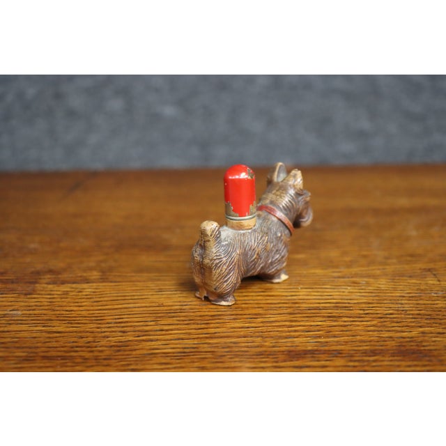 Brown Scotty Dog Table Lighter For Sale - Image 8 of 11