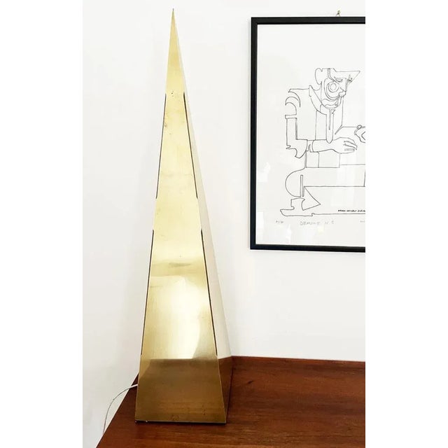 Brass Lamps, 1970s, Set of 2 For Sale - Image 9 of 10