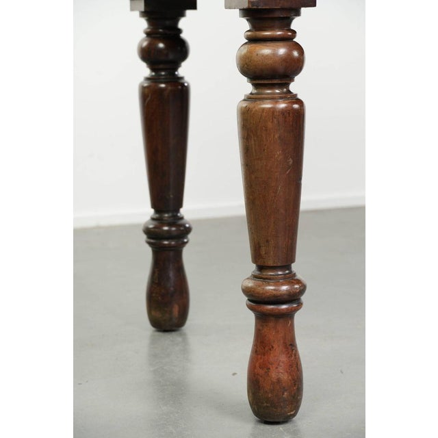 Antique English Mahogany Desk, 1800s For Sale - Image 11 of 13