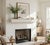 Pottery Barn 2 White Floating Shelves Use as Fireplace Mantel or Shelf - Pair of Ledges NWOT. These floating...