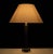 Very nice table lamp. Bronze with Brass base, comes with the original shade. Good quality lamp. 1 Large E27 bulb needed. I...