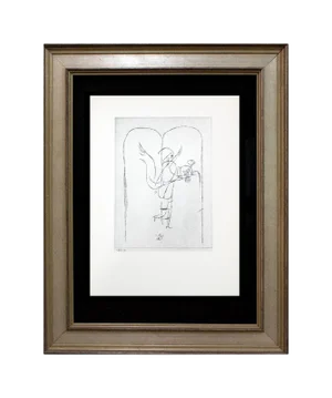 Abstract Paul Klee Lithograph Ltd Edition “Fulfillment Angel"