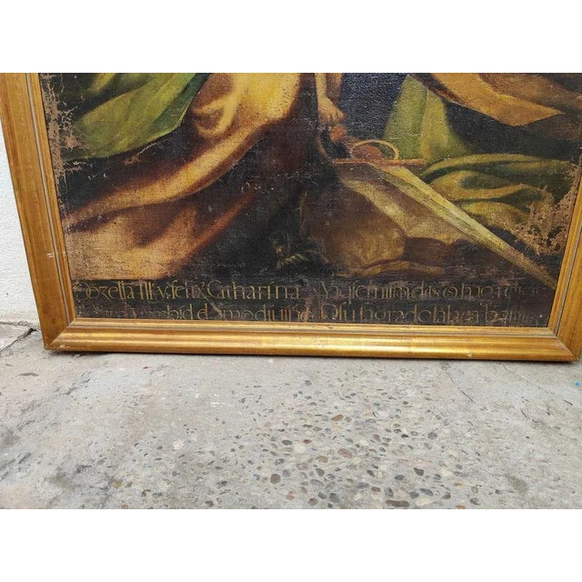 17th Century Religious Artist, Figurative Scene, 1650, Canvas Painting, Framed For Sale - Image 5 of 13