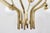 Large 20-Light Chandelier in Brass and Opal Spheres in the style of Stilnovo, 1988 For Sale - Image 4 of 13