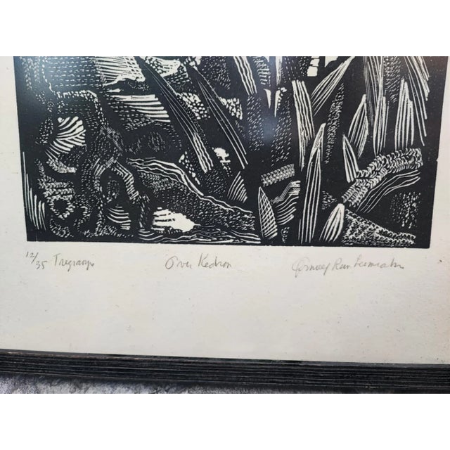 Jesus, 1900s, Woodcut, Framed For Sale - Image 7 of 11