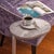 Contemporary Narrow Marble Top Side Table from Forzini For Sale - Image 3 of 6